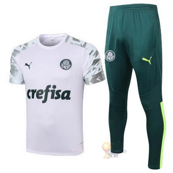 Calcio Maglie Formazione Set Completo Palmeiras 2020 2021 Bianco Verde